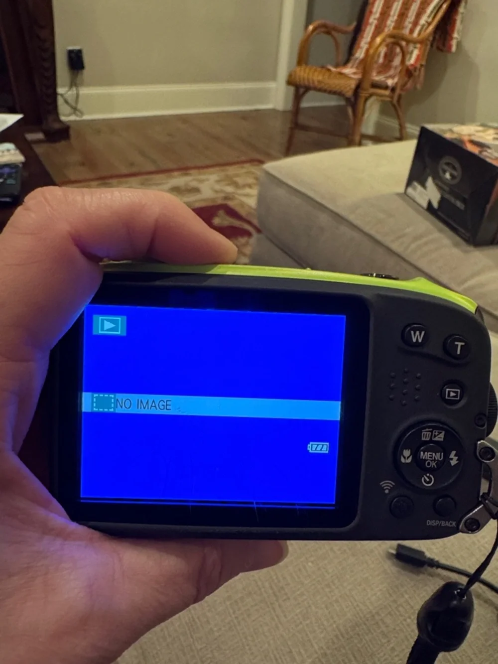 Fujifilm XP90 Series Waterproof Compact Camera in Lime Green and Black